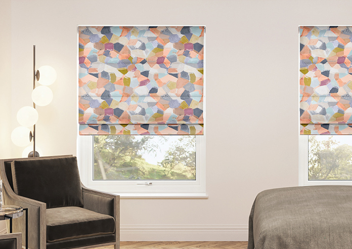 Whinfell, Coral - Roman Blind - Image 3